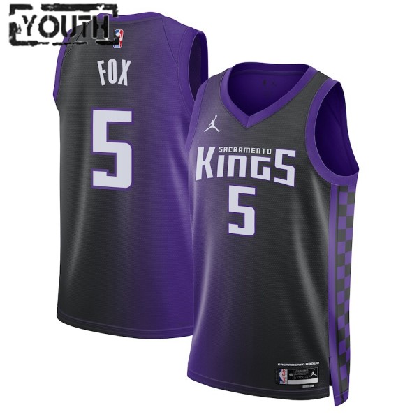 Sacramento Kings Trikot De Aaron Fox Jordan 2023-24 Statement Edition Lila Swingman - Kinder Sacramento Kings Trikot De Aaron Fox Jordan 2023-24 Statement Edition Lila Swingman - Kinder